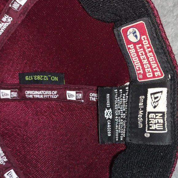 New Era Arizona State ASU Sun Devils Embroidered Logo Fitted Hat Cap S/M - Picture 8 of 8